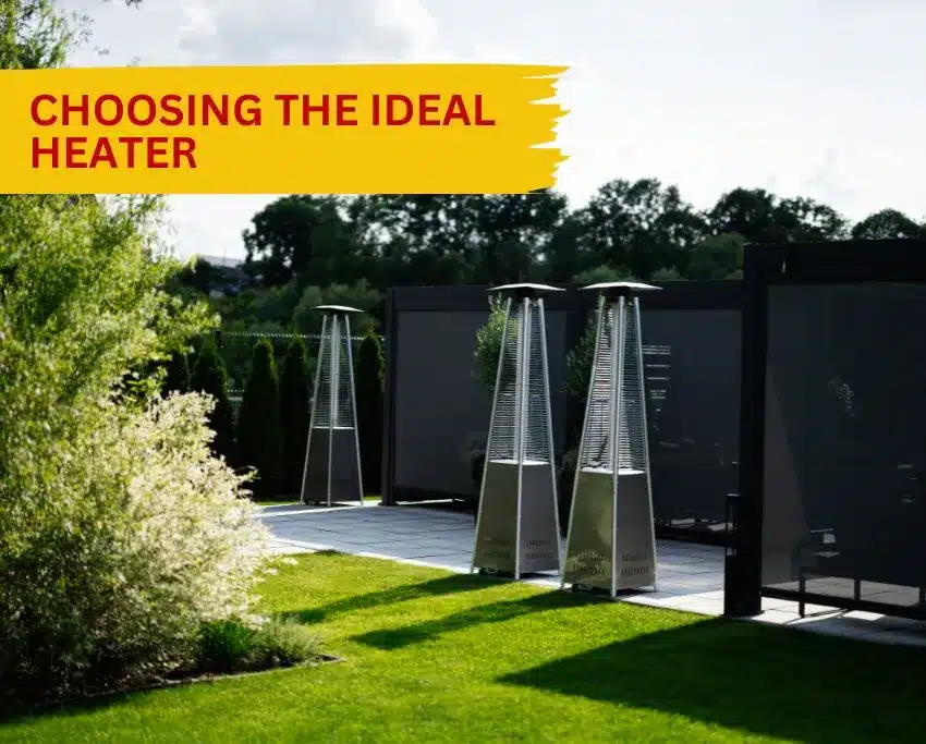 choosing the ideal heater for patios in Ireland