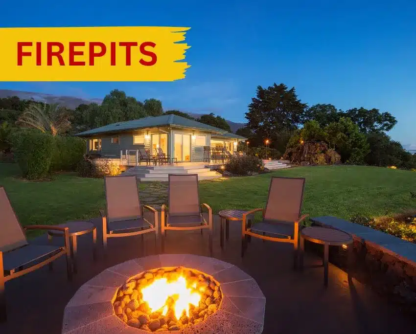 firepits for irish patios winter