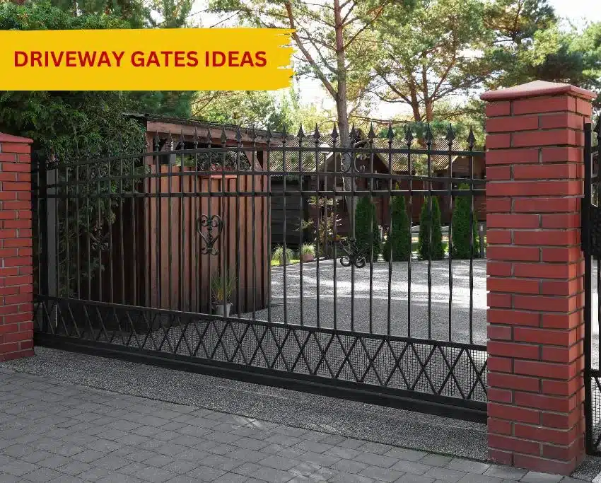 driveway gate idea for Irish house