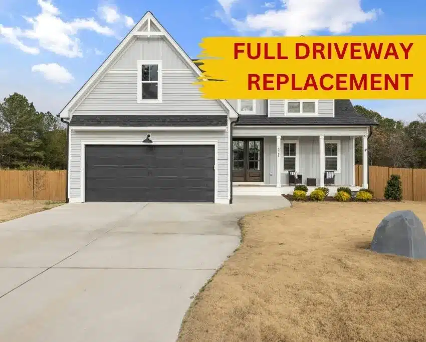 full driveway replacement