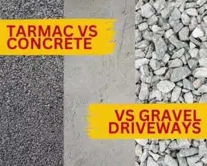 tarmac vs concrete vs gravel driveways