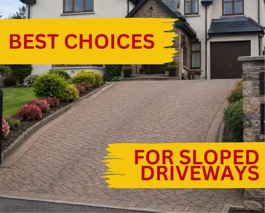 best driveway for sloped front gardens