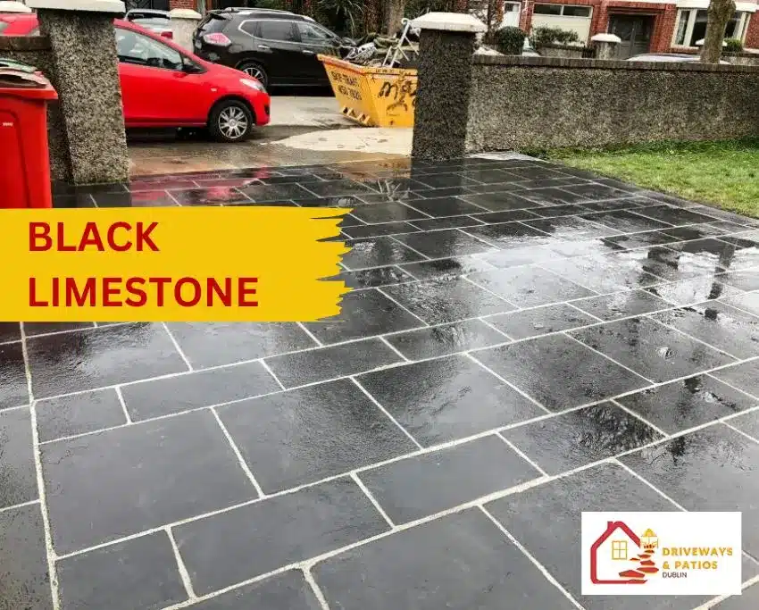 black limestone patio dublin